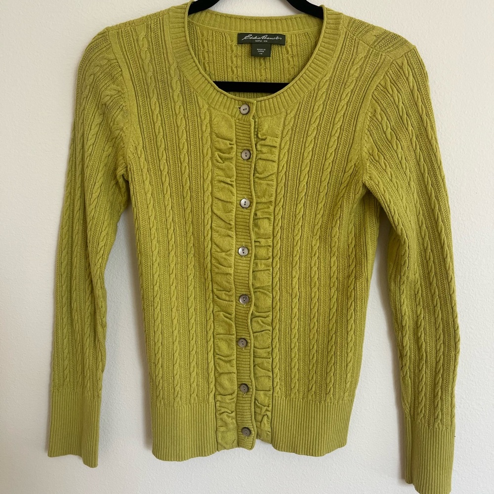 Eddie Bauer Cable Knit Cardigan